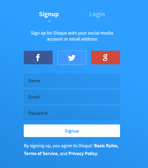 signin disqus.com